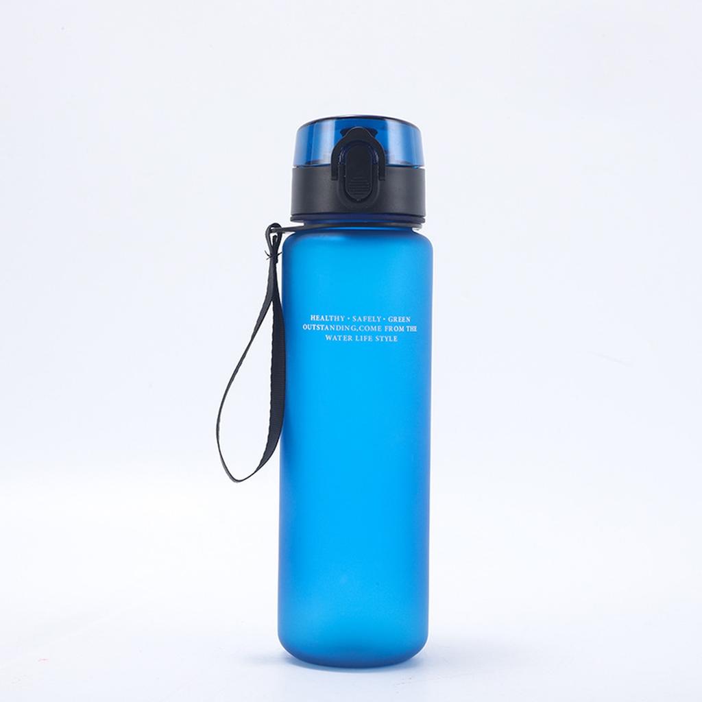 Mooi Mat Sportwaterfles voor Mannen Draagbaar Valbestendig Buiten Fitness Reisfles Plastic Beker