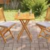 VidaXL Table Top Solid Teak Wood 60x60x2.5 Cm