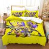 Splatoon 3 Bedding Set 3D Print Anime Duvet Cover Single Twin Full Queen King Size for Adult Kids Bedroom