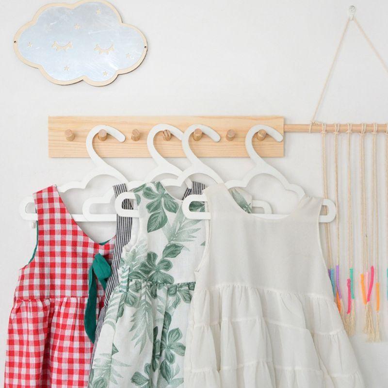 Nordic Solid Hook Door Hanger Wall Hanging Rack Decorative Coat for Key Storage Hooks Beech Rack furnish