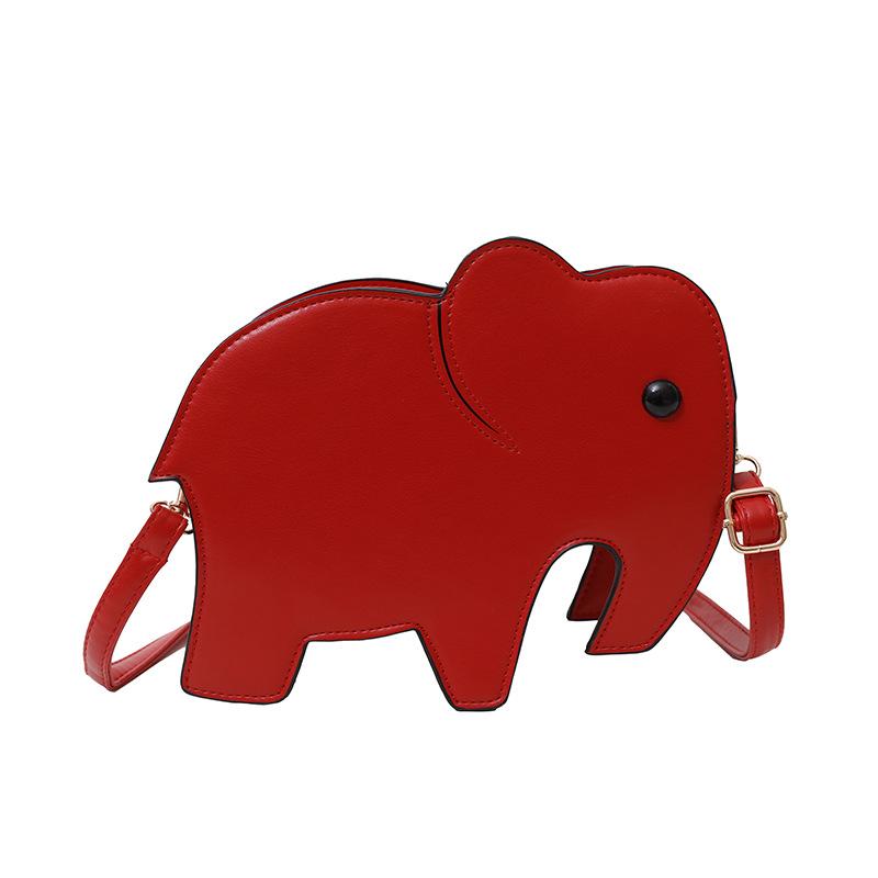 

Bags personalized creative small bag 2025 new Japanese cartoon girl foreign niche versatile single shoulder baby elephant bag красный