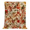 Cartoon Food Flannel Blanket Pizza Pattern Soft Cozy for Sofa Bed Kids Room All Season Home Decor Flat Print Best Choice