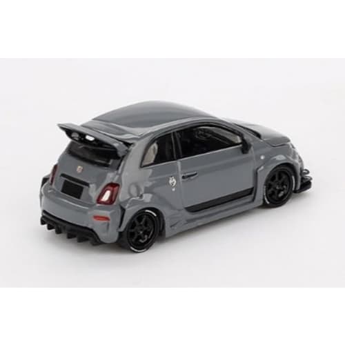 MINI GT 1/64 Scale Abarth 595 LB-WORKS X Abarth Works Gray (Left-Hand Drive) Finished Model MGT00995-L