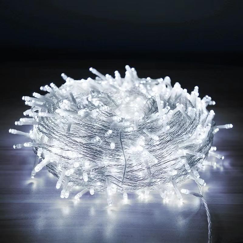 EU Plug 10M Outdoor LED Fairy String Lights Garland Decoration for Christmas New Year Wedding Party Holiday Home Garden Decor