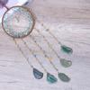 Natural Raw Stone Agate Slice Dreamcatcher Accessories Bohemian Home Wall Decor Craft Supply for DIY Hanging Ornament