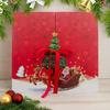 2025 Christmas Advent Calendar Empty Gift Box 24 Days Countdown Printed Santa Claus Collectible Box for Home Kitchen Party Decor