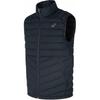 Asics Logo Outdoor Casual Sports Zip-Up Stand Collar Vest Men Vests Black 2031E863-001