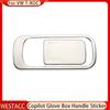 Stainless Steel Car Glove Box Handle Sticker Cover Trim for Volkswagen VW T-ROC Troc 2018    2022