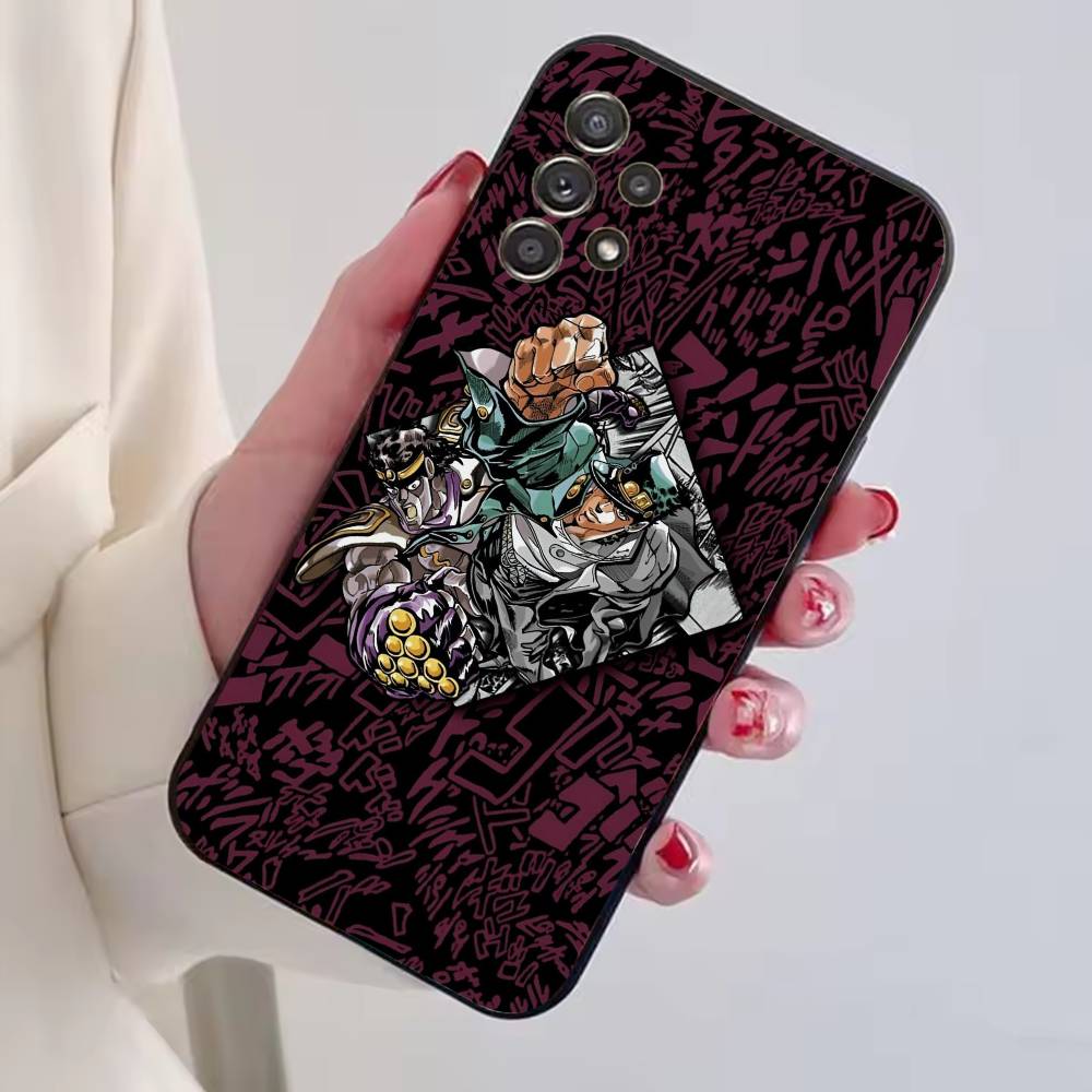 K-Kujo Jotaro Anime J-JOJO Handyhülle Für Samsung S25,S24,S21,S22,S23,S30,Ultra,S20,Plus,Fe,Weiche Silikon Schwarze Hülle