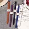 Quartz Watch for Women Luminous Hands Compact Wristwatch Elegant Arabic Numerals Watch Easy Night Reading Square Watch for Daily Wear Gift
