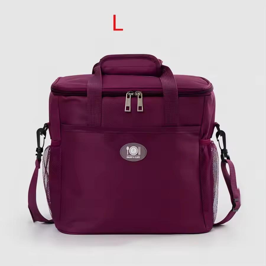 European And American Fashion Can Cross Body Thickened Lunch Insulation Bag With Large Capacity Business Lunch Bag