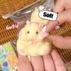 Kawaii Hamster Squeeze Toy Silicone Sensory Fidget Stress Anti Relief Tricky Funny Squeeze Toy Pinch Game for Adult Kid Gift