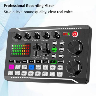 Portable Powerful Personal Entertainment Sound Card USB Sound Card Adapter Driver-free for Mobile Phone