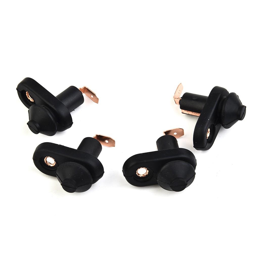 Kunststoff Tür Licht Schalter Fahrzeug 4 stücke Schwarz Taste Auto