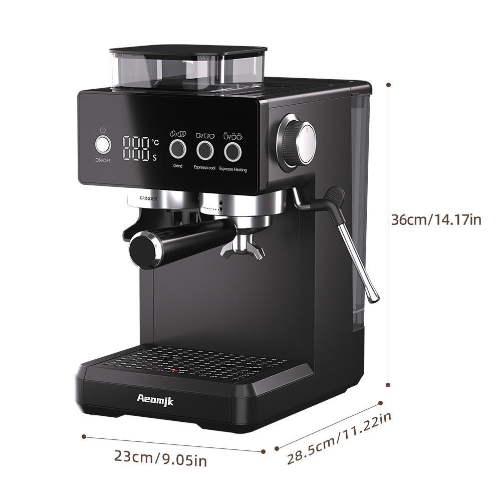 Aeomjk Aimo Ke EU Standard Italian Semi-Automatic Coffee Machine with Integrated Cold Brew and Milk Frother