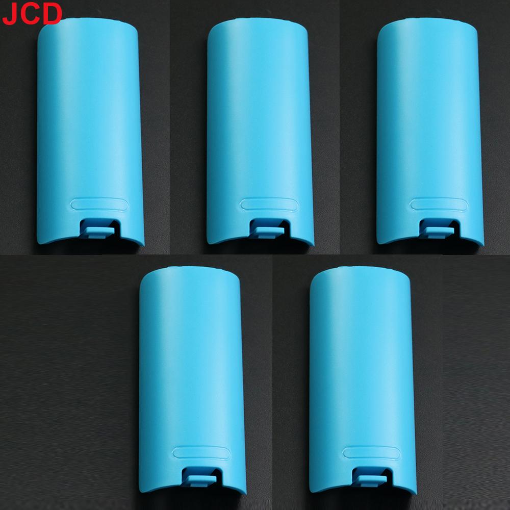 JCD 5pcs Wireless Game Controller Battery for Case Back Cover For Wii Remote Controller Gamepad Handle Battery Case Cover