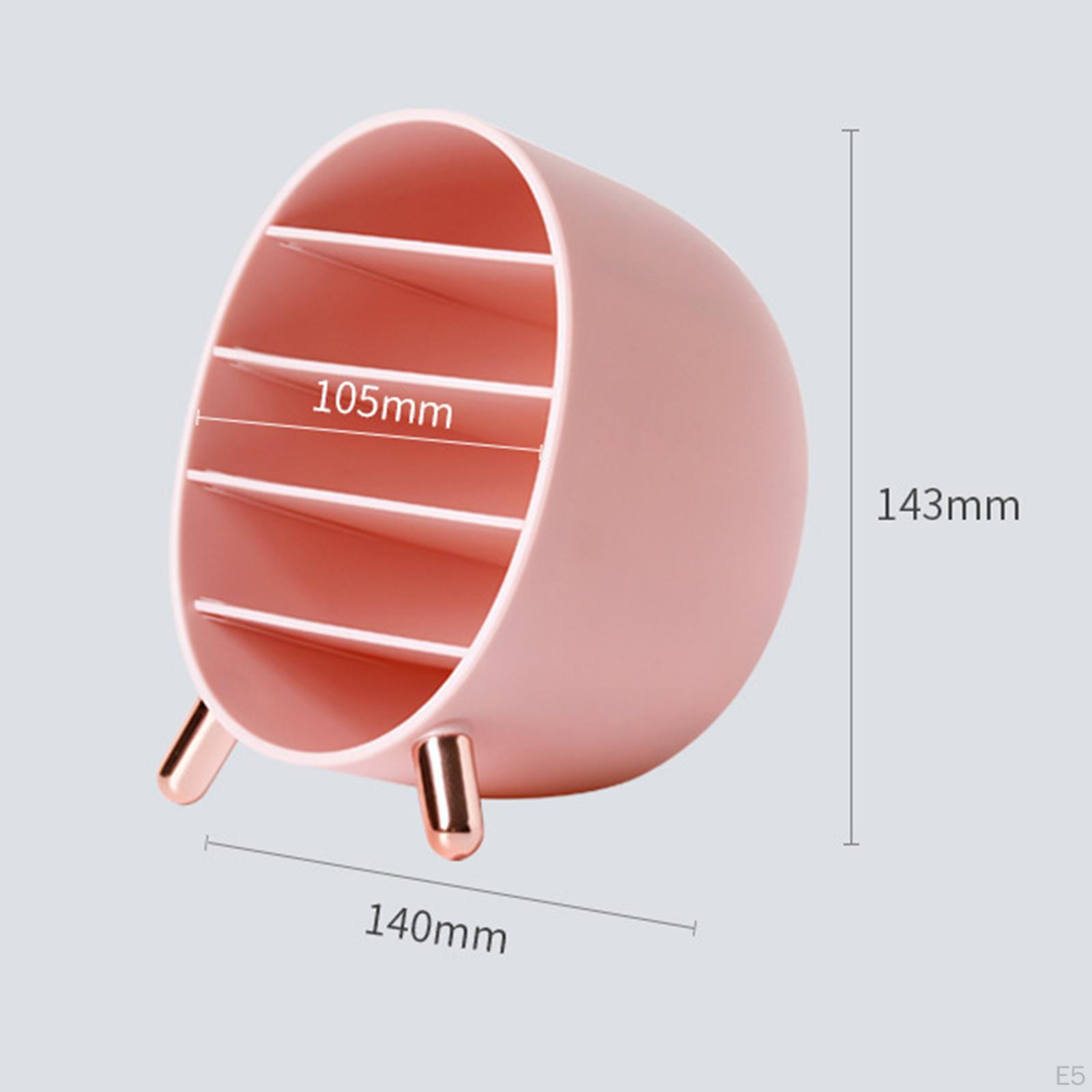 Коробка-органайзер для макияжа с 5 отделениями и ящиком для палитр косметических кистей — фото 7