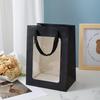 Transparent Window Tote Bag for Flowers & Dolls – Perfect for Qixi Festival & Mother's Day Gifts