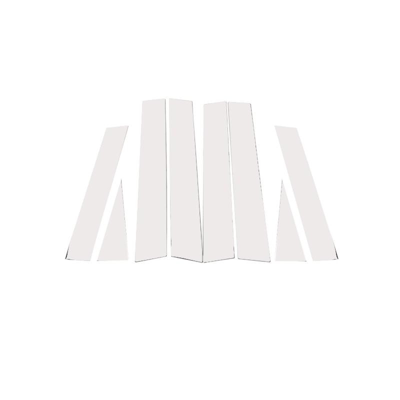 8Pcs Car Window Pillar Posts Door Trims Cover Stickers Decal For Honda CR-V 2023 Chrome Plated Accessories