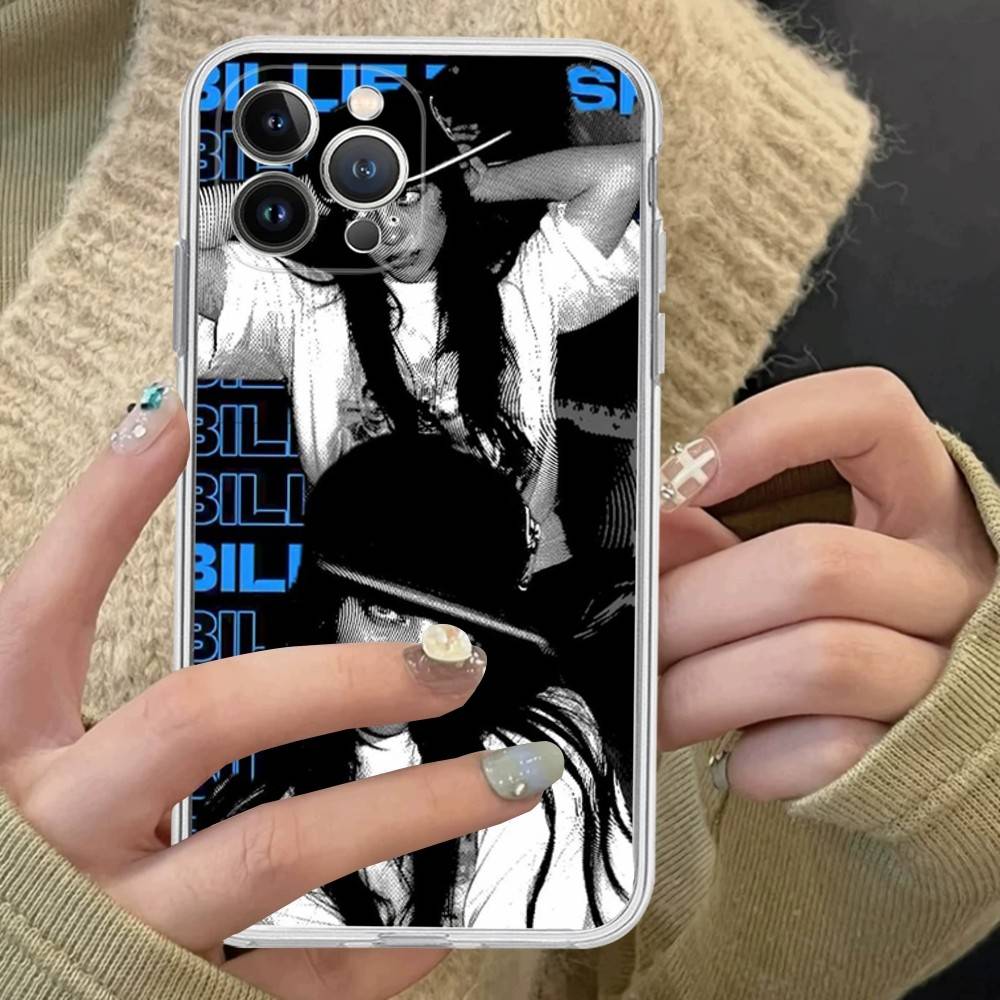 Pop Singer B-Billie Transparent Phone Case For IPhone 17 Air 16 Pro Max 15 14 13 12 11Plus Shockproof Cover