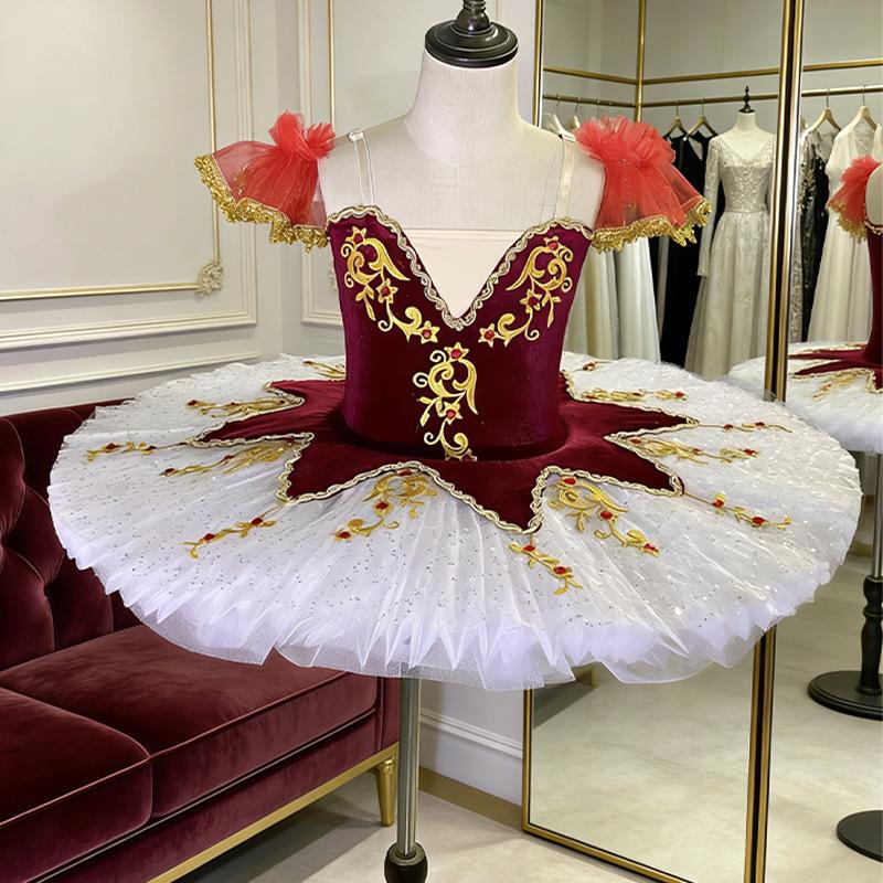 Children s Ballet Little Swan Performance Costume Girls Tulle Princess Dance Tutu Skirt 110