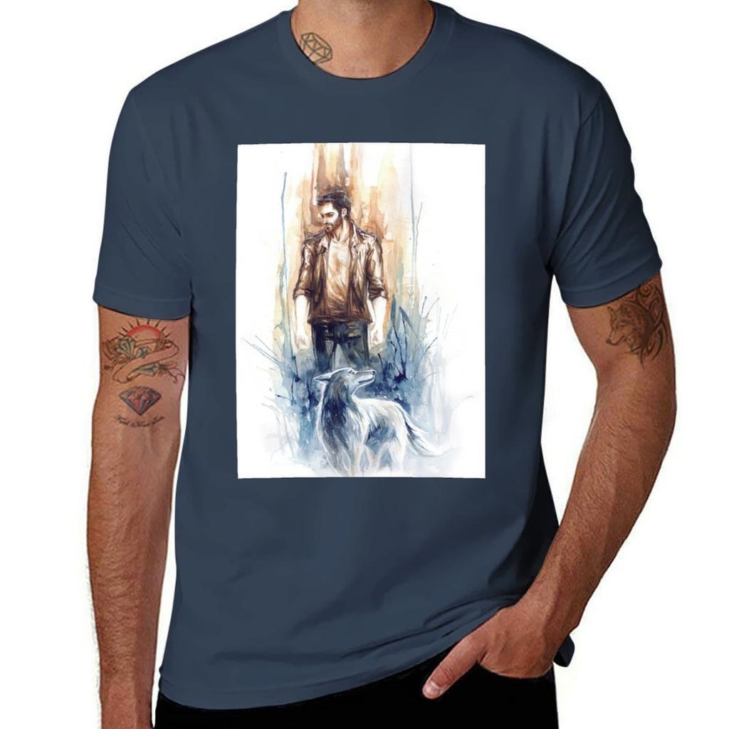 Derek Hale Tshirt Art Pattern Printed Casual Top