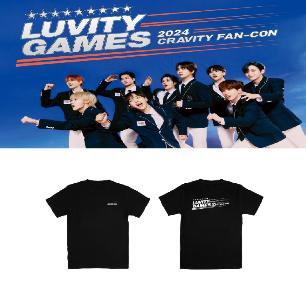 

Предзаказ Футболка 2024 CRAVITY FAN-CON LUVITY GAMES