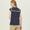 BeneTTon BeneTTon Tricou fără mâneci cu guler de marinar baTsf3241 Ny