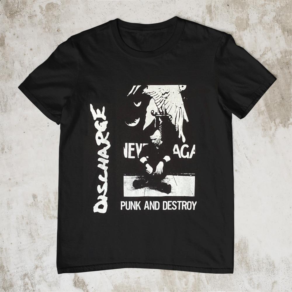 

Discharge – Punk And Destroy Gift For Fan Black All Size Shirt HE1051 Unisex T-Shirt XXXL