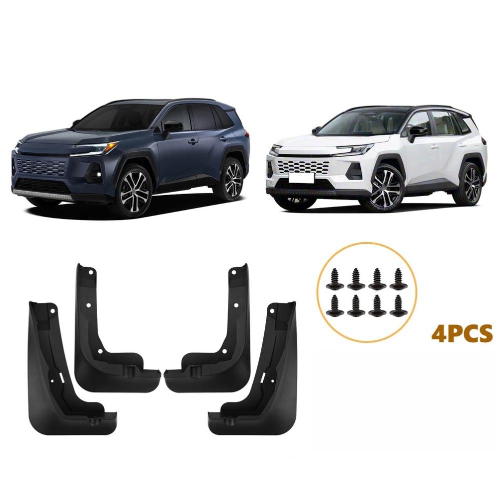

Black PP Mudflaps for Toyota RAV4 2026+ Full Coverage 4 Piece Mudguard Set Front Rear Wheels 315x200mm 325x210mm China Mainland