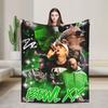 Warm Blanket Travel Chris Brown Breezy Bowl XX Bedding Throws  Flannel Bedspread For Outdoor Novelty Sofa Bed Cover