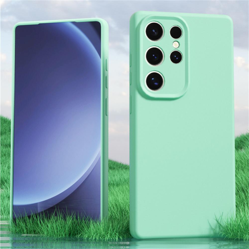Sale High quality Original Liquid tpu Silicone Case For Samsung Galaxy S26 S25 S24 S23 S22 Plus Ultra Lens Protect color Cover