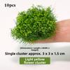 10pcs/lot 3*3*1.5cm Mixed Big Flower 10 Colors Miniature Plants Materials  Layout Accessories