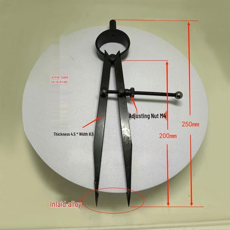 Precision Spring Divider Scriber with Tungsten Steel Tip