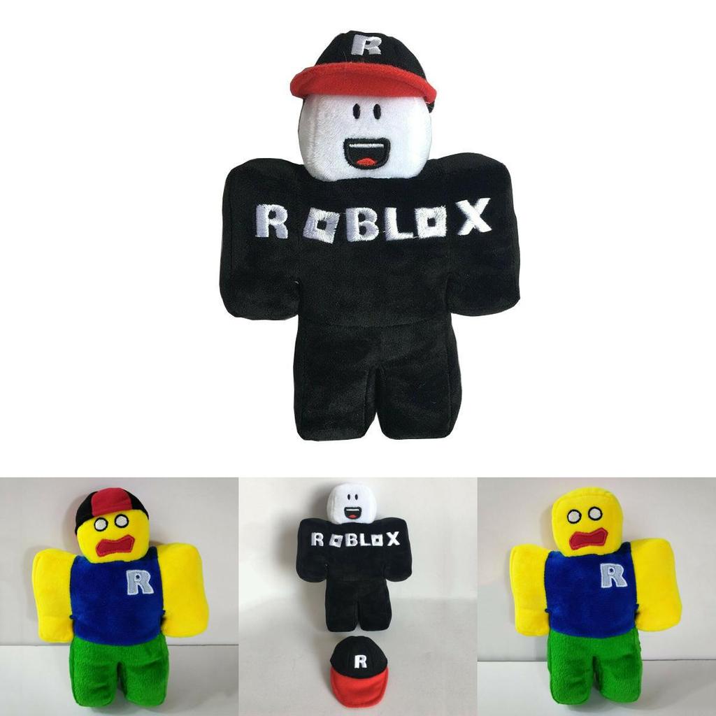 Rozkošná měkká plyšová hračka Roblox s odnímatelným kloboukem Ideální plyšová panenka na vánoční dárky