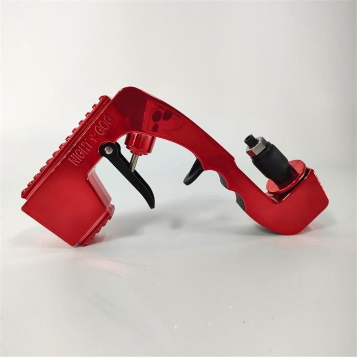 Pulvérisateur - Bubbly Blaster - Pistolet à Champagne - Compatible avec toutes bouteilles - Rouge - Plastique