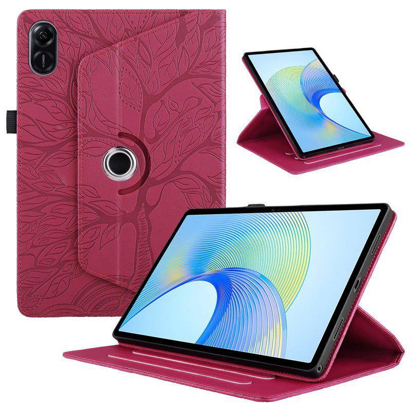 Tree of Life Embossed Rotating Stand Case for Honor Pad X9/X8A
