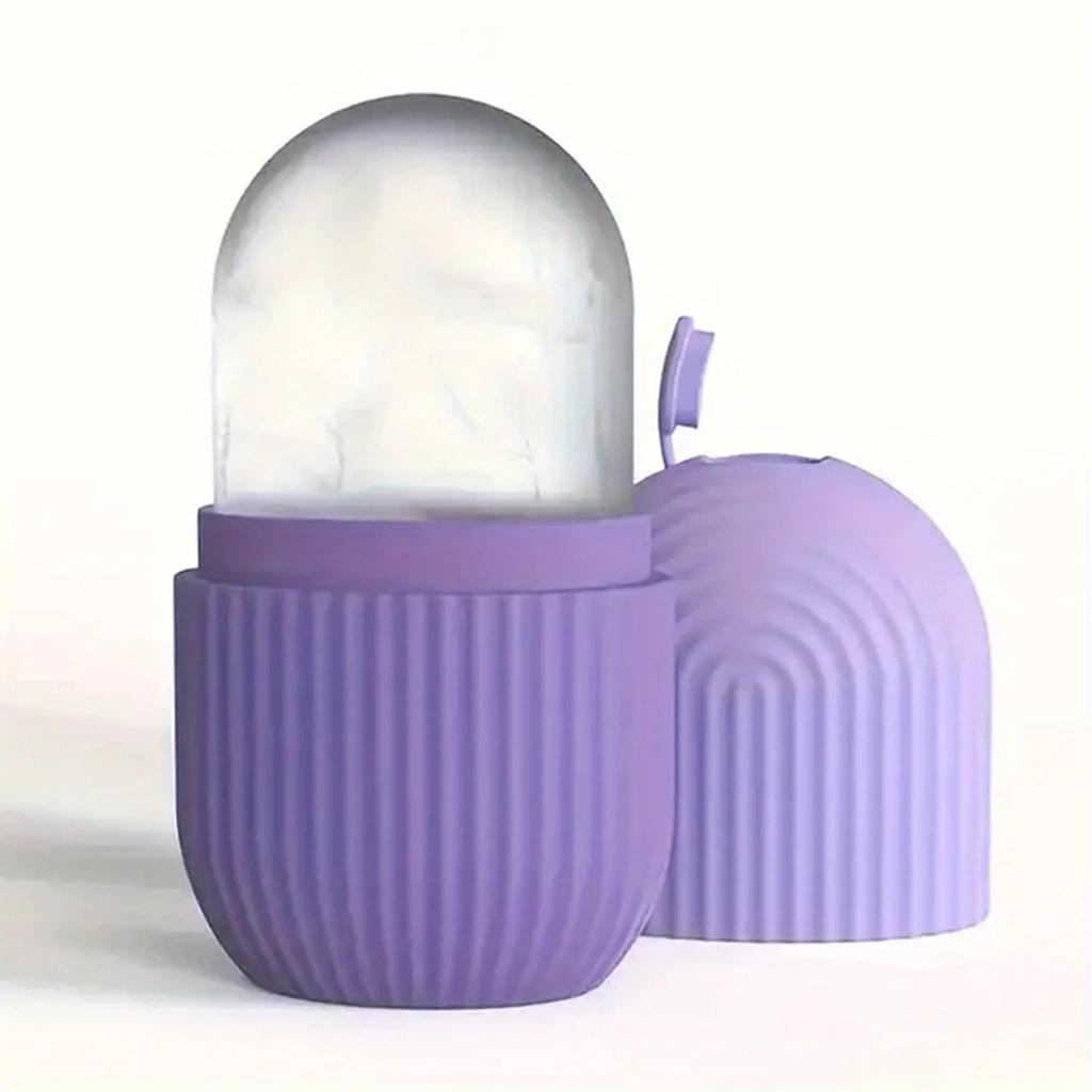 Facial Beauty Ice Grid, Silicone Roller Mold, Ice Ball Tray and Ice Cubes In One, Lifting the Skin and Soothing Acne Redness