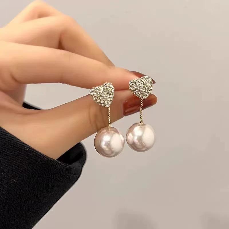 

Изысканные серьги-подвески с имитацией жемчуга, модные длинные серьги для женщин, вечеринок, свадеб, женских ювелирных изделий, подарков