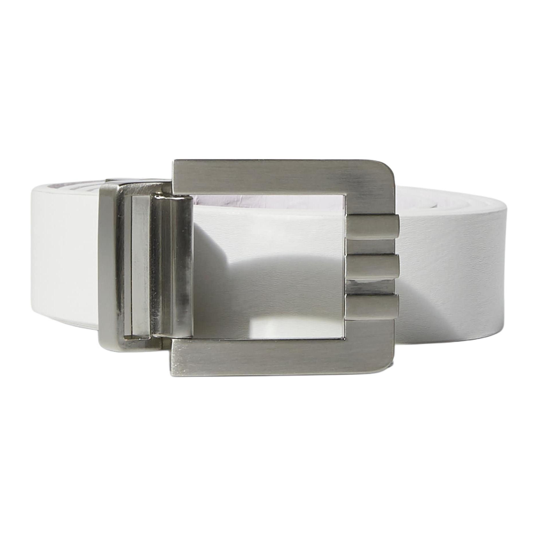 

Adidas Polyurethane Artificial Leather Belts Women s White 3cm HA5944 F