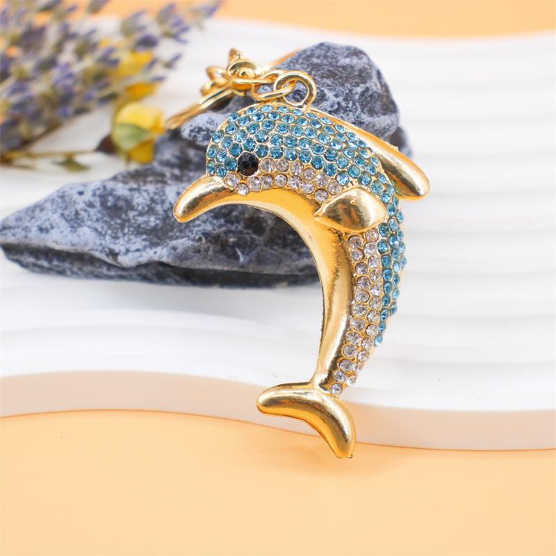 Rhinestone Flamingo Keychain Flamingo Pendant Keychain Rhinestone Crystal Keyring Car Key Chain Key Holder Handbag Purse Charm
