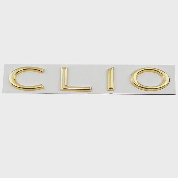 3D Metal Car Styling Letter Emblem Rear Trunk Badge Body Sticker For Rena-ult CLIO 2 3 4 5 6 Tailgate Nameplate Auto Accessories