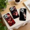 Anime B-Black C-CloverS Logo Phone Case For iPhone 17,16,15,14,13,12,11 Plus,Pro Max,XS,Colorful Silver Phone Case Funda Cover