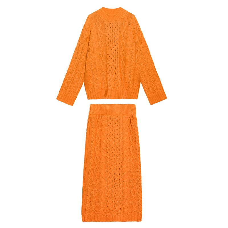 Xitao Dvoudílná sada Dámská pletací dvoudílná sada GCC4044