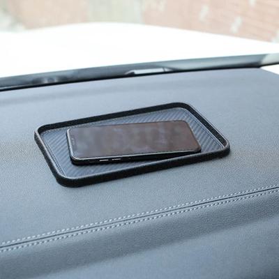 Car Front Dashboard Silicone Non-Slip Storage Catcher Pad Mat 200x127mm Auto Interior Dashboard Sticky Pad Cushion Accessories