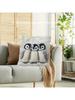 1Pc Cute Baby Penguin Throw Pillow Cover, 2D Double-Sided Print Soft Polyester Cushion Case For Home Sofa Bedroom Car Decor