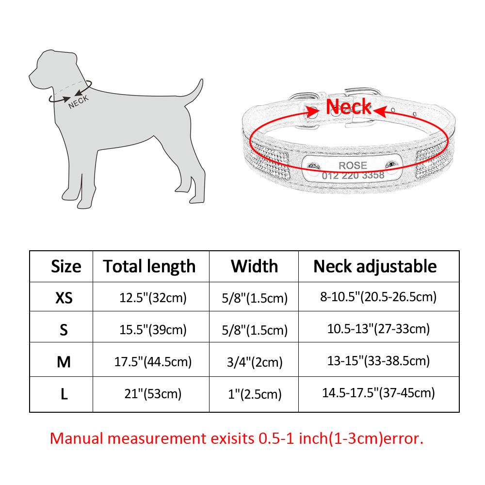 Coleira de Cão Personalizada Coleiras de Couro para Cão Filhote Com Etiqueta de Nome Personalizada Coleira de Gato Ajustável Para Cães Pequenos Médios Gatos