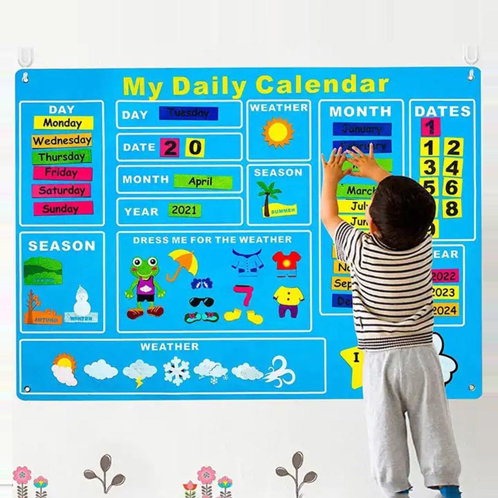 3D DIY Story Board Early Learning Felt Story Board Set Montessori Toys Interactive Play Set Promote Imagination for Kids Adults