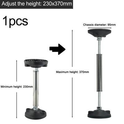 1/2pcs Telescopic Support Rod Cabinet Adjustable 300kg Weight Capacity Sink Support Woodworking Installation Lifting Support