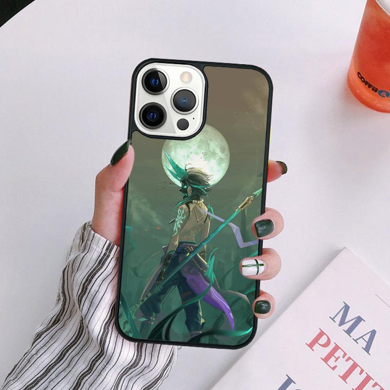 Cool Genshin Impact Xiao Phone Case For iPhone 17 Air 14 13 12 16Pro Max 15 Plus Max Cover Shell Coque